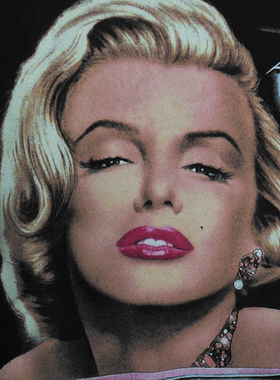 罕见梦露 Marilyn Monroe美式vintage嘻哈重磅水洗做旧短袖T恤tee
