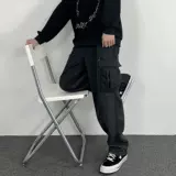 Трендовые брендовые прямые свободные джинсы, весенние штаны, свободный крой