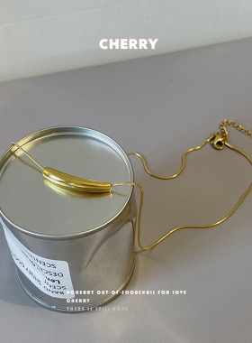 韩国东大门茄子钛钢不掉色项链