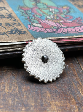 【藏区收货】藏地绿松石老银发扣发饰老藏饰老扣子