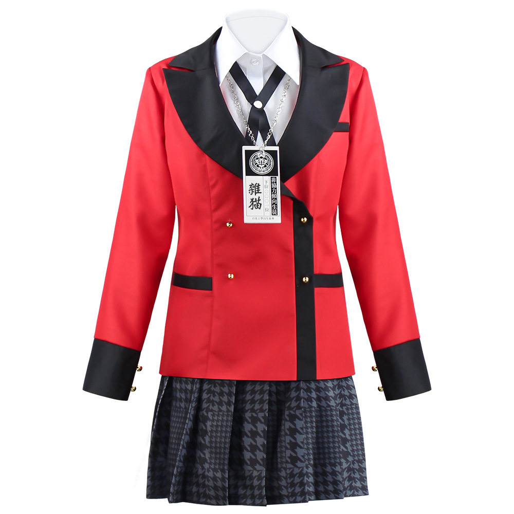 狂赌之渊蛇喰梦子 桃喰绮罗莉 梦见弖优芽美cosplay女校服 现货