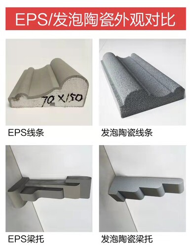 发泡陶瓷线条窗套eps外墙装饰线条泡沫别墅装饰檐口腰线梁托定制 - 图2