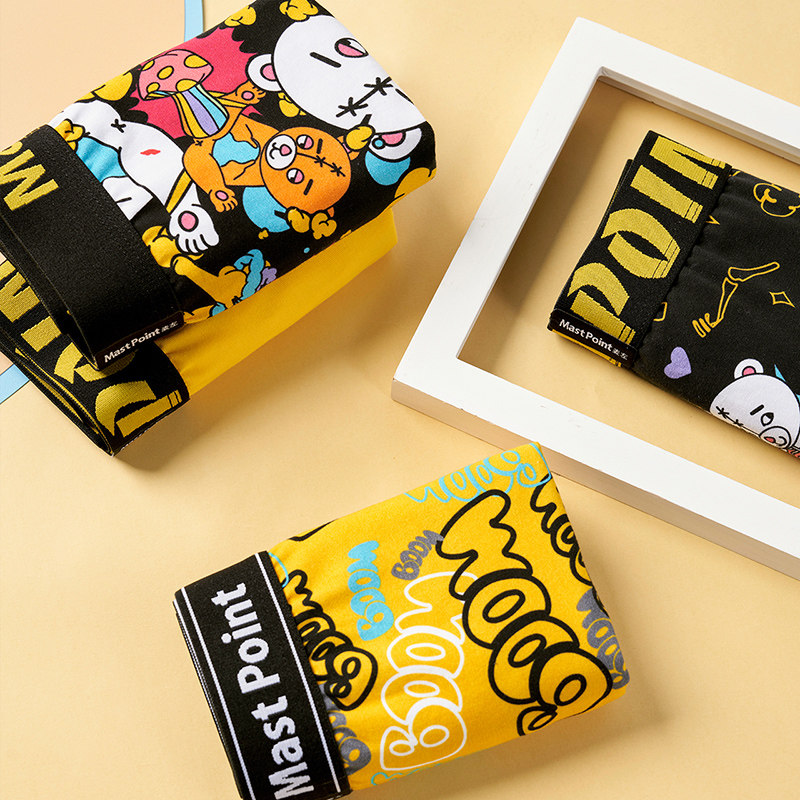 麦左潮牌男士棉2021年新款男生短裤 mastpoint麦左内裤