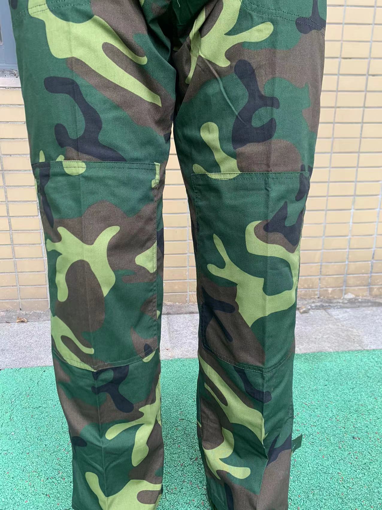 包邮老87迷彩服单裤夏装户外休闲服大口袋工地服装工作服劳保服男-图0