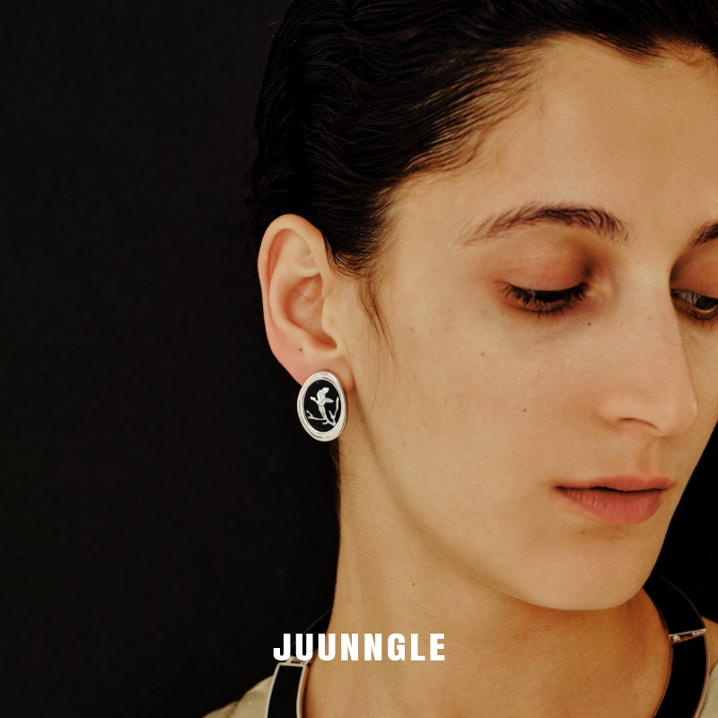 Juunngle洲谷螺钿木兰团花耳钉女轻奢高级感气质大气春夏耳饰礼物,淘宝优惠券,粉丝福利购,淘宝优惠卷