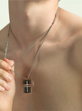 JUUNNGLE同款叠戴中性镀金金项链