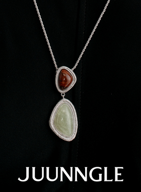 JUUNNGLE洲谷缚光吊坠项链女男小众原创轻奢高级感项圈毛衣链礼物