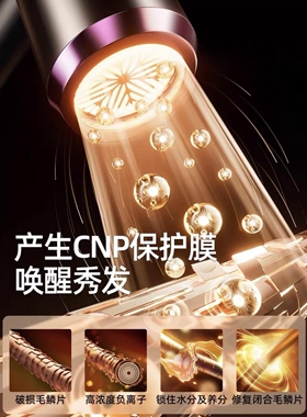 日本进口吹风机大风力风筒不伤发理发店电吹风家用负离子吹风机宿