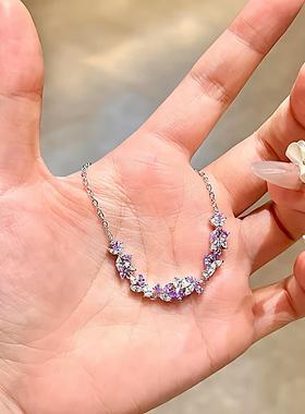 送女友情人节礼物紫藤花手链轻奢