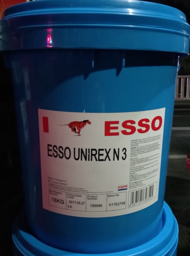 埃索优力达ESSO UNIREX N2 N3电机轴承复合锂基润滑脂绿脂16KG - 图1