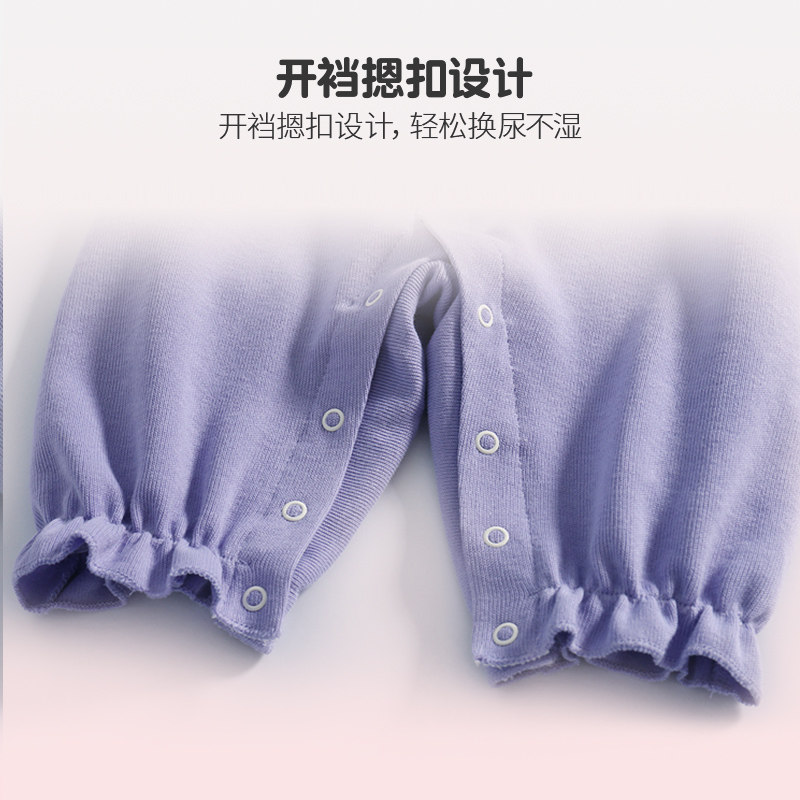 百天满月服公主外出洋气春装连体衣 emlova连身衣/爬服/哈衣
