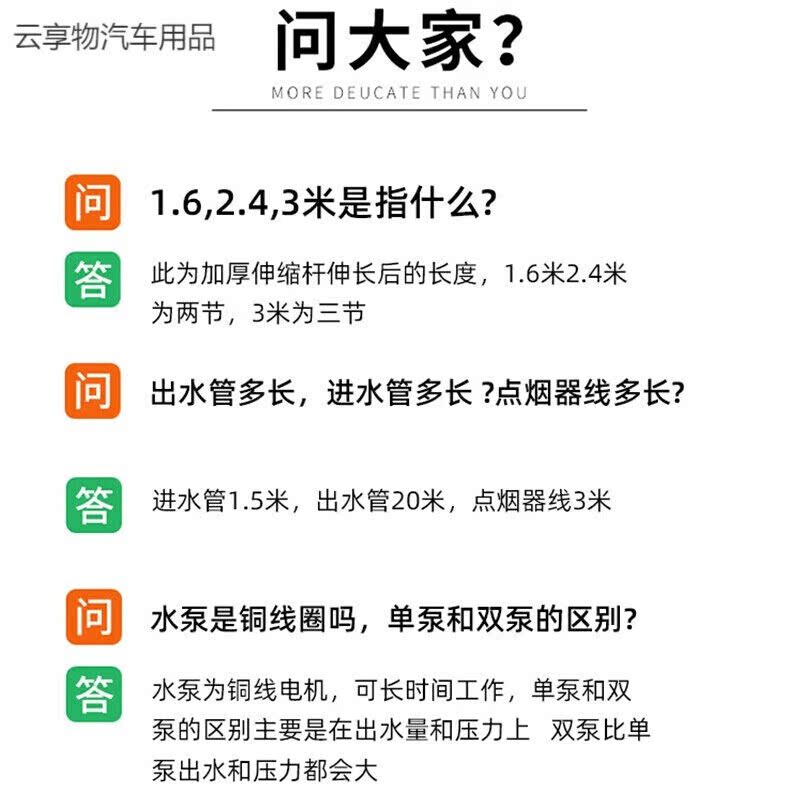 大客车洗车神器24大巴车大货车车载12高压双泵洗车机神器车用24v - 图0