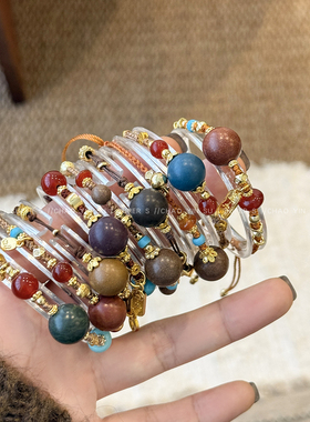 合香珠中药串珠手链古法自制手串