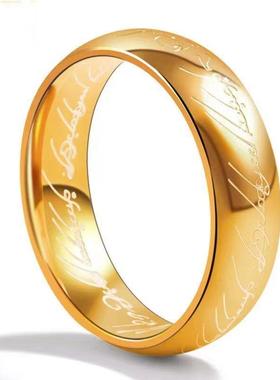 Lord of the Rings Titanium Steel Ring Domineering Lord of th