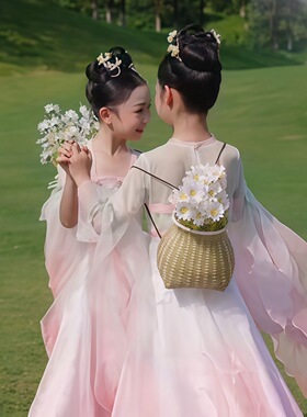 古风背篓道具竹编汉服拍照摄影儿童舞蹈表演农用小号藤编花篮采茶