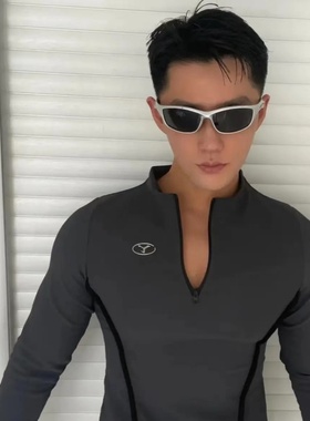 男生户外骑行运动眼镜