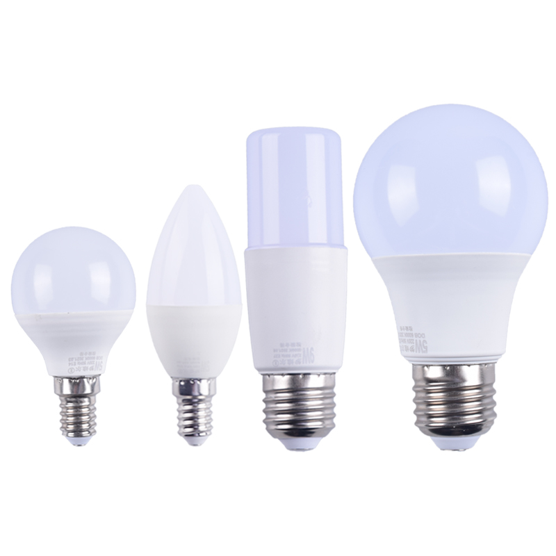 LED节能灯泡家用白光自然光3w5w超亮E27E14大小螺口吊灯球泡尖泡