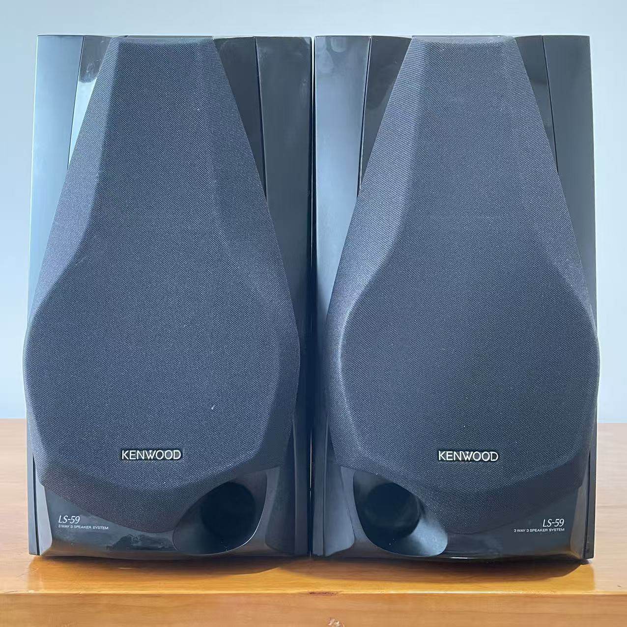 二手KENWOOD建伍黑武士LS-59书架音箱8寸喇叭原装进口,淘宝优惠券,粉丝福利购,淘宝优惠卷