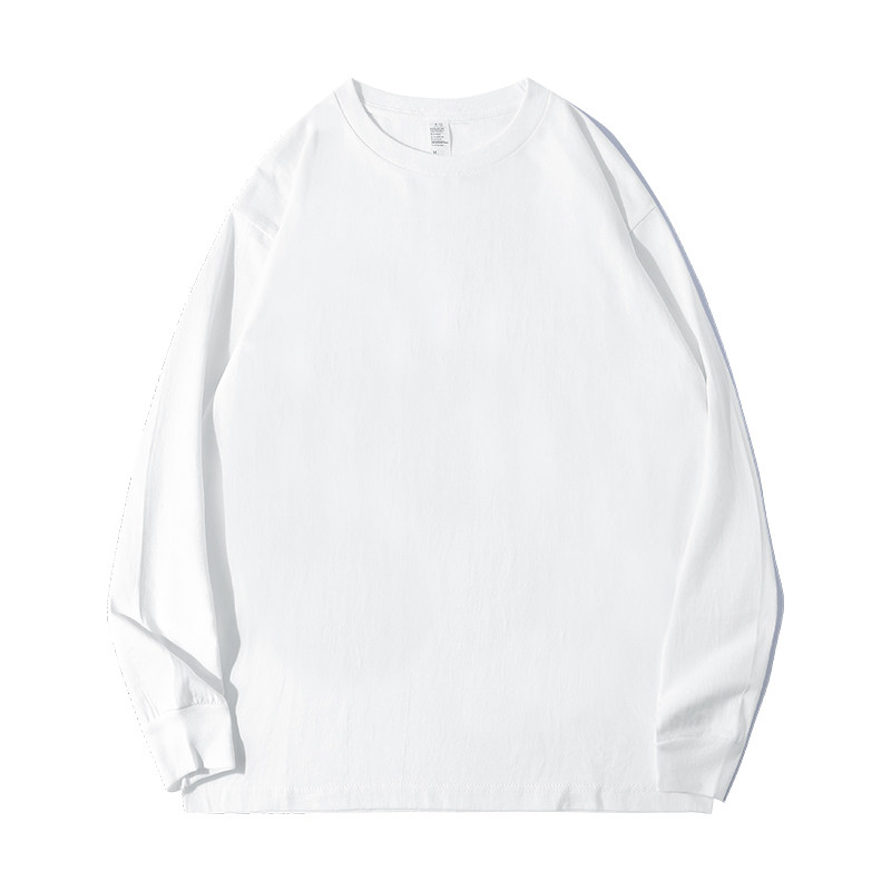 新疆棉！纯白不透打底衫 250G重磅长袖t恤男宽松圆领内搭女秋冬季,淘宝优惠券,粉丝福利购,淘宝优惠卷