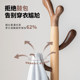 The double-layer solid wood base is a stable and anti-bulging clothes hanger.