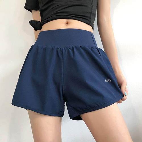 Gym Jogging Running Shorts Yoga Shorts Women High Waist Lift - 图2