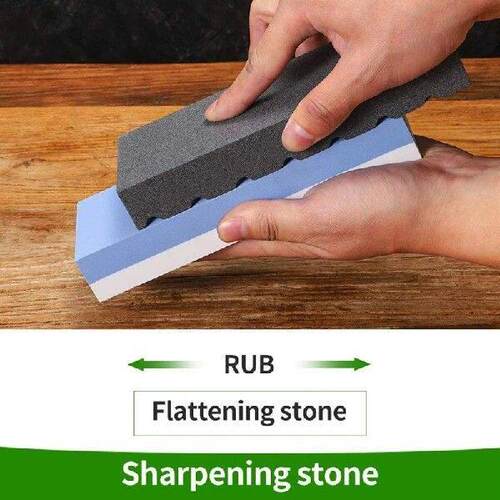 Dual Grit Coarse/Fine Flattening Stone Set - Two Sharpening - 图0