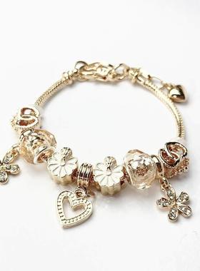 Women Heart Bracelets Jewellery Pulseira Feminina Bracelet