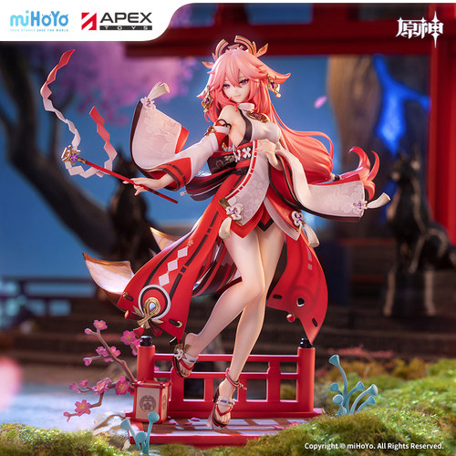 【APEX/原神】八重神子·浮世笑百姿Ver.1/7手办 周边Genshin现货 - 图0