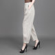100% linen ຂອງແມ່ຍິງ plus size harem ກາງເກງຂາສັ້ນ