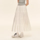 CLIMAX VISION ballet college style ruffled lazy and elegant A-line fluffy cake skirt long skirt