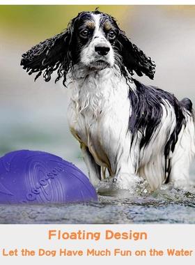 Pretty&Better Silicone Flying Saucer Dog Cat Toy Dog Game F