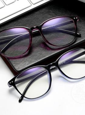 。Smart color changing anti blue light glasses s6008 round f