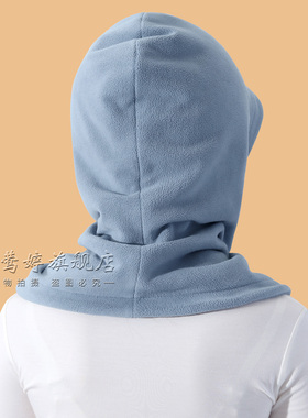 加绒睡觉防风保暖包头帽
