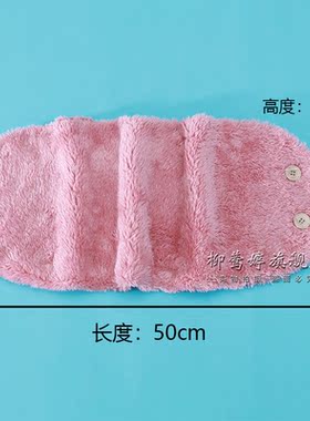 护颈加绒保暖围脖女系扣高领