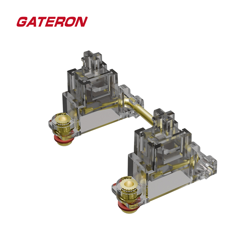 gateron佳达隆 INK V2 pro 围墙款半透明pcb板卫星轴镀金钢丝 - 图1