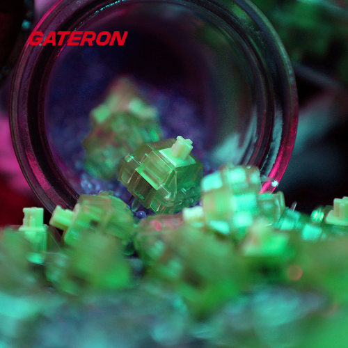 gateron佳达隆Luciola露秋娜发光荧光轴体加长轴芯机械键盘开关 - 图2