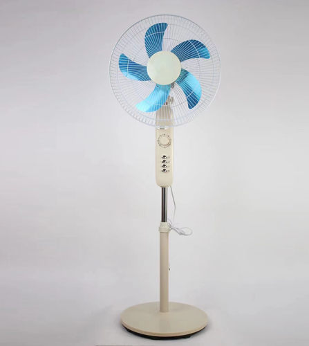 5扇睡眠风叶多角度吹风自然落地电风扇直供新品16寸 - 图1