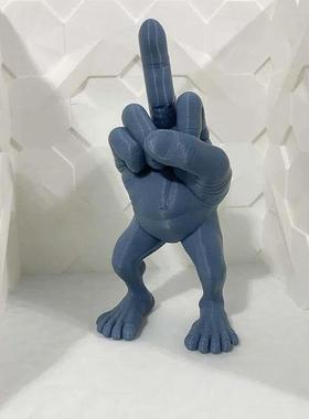 新品Middle Finger Figure With Legs搞笑办公桌配件插科打诨礼物