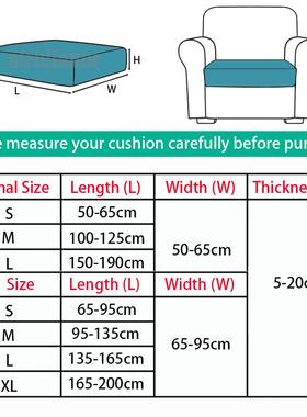 Airldianer Velvet Solid Color Sofa Cushion Covers for Living