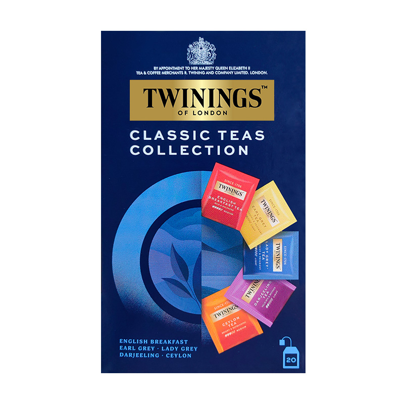 川宁TWININGS红茶精选伯爵早餐仕女大吉岭英式茶叶包组合临期可选
