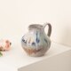 Nordic retro pastoral style glazed ceramic vase creative home gardening one-ear kettle flower arrangement decorative flower vessel