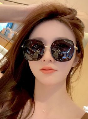 墨镜防晒防紫外线2025年新款潮大脸显脸小眼镜高级感太阳眼镜女
