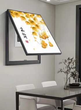 五福临门电表箱装饰画2025新款竖版客厅电箱盖面板配电箱遮挡挂画