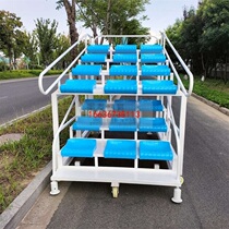 End Referee Bench Mobile retractable School Stadium Games Timing Desk Athletics Competition See table seats