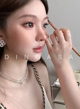 25p新款亚克力蝴蝶结choker颈链