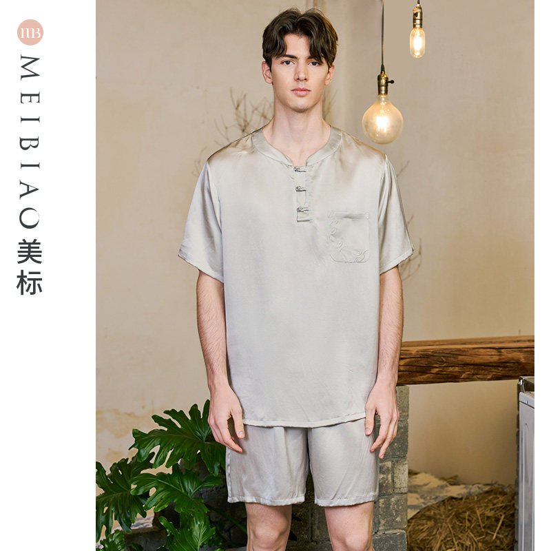 美标重磅短袖睡衣套装男士家居服 美标服饰宝航专卖睡衣/家居服套装