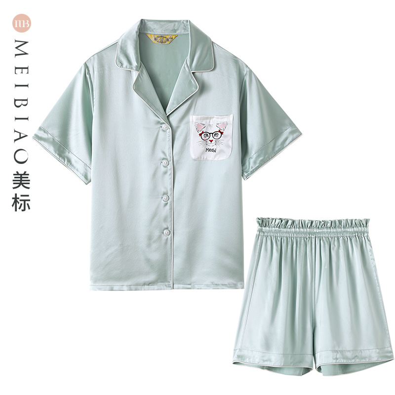 美标新款重磅短袖睡衣套装秋家居服 美标服饰宝航专卖睡衣/家居服套装
