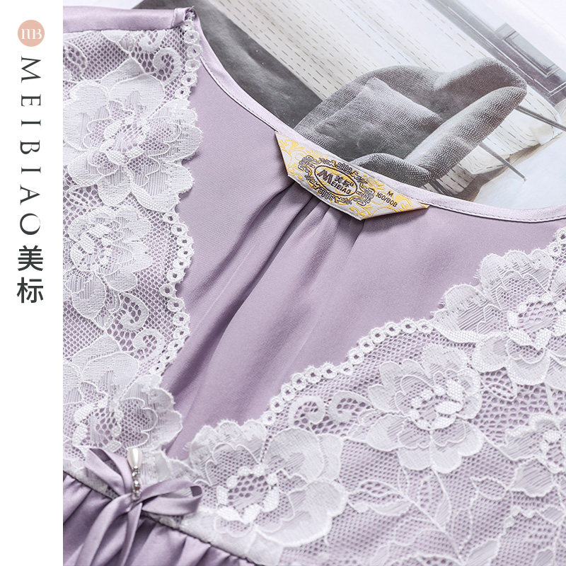 美标长袖春秋两件套装性感蕾丝睡衣 美标服饰宝航专卖睡衣/家居服套装