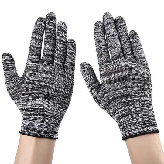 Thin nylon yarn gloves breathable work protection