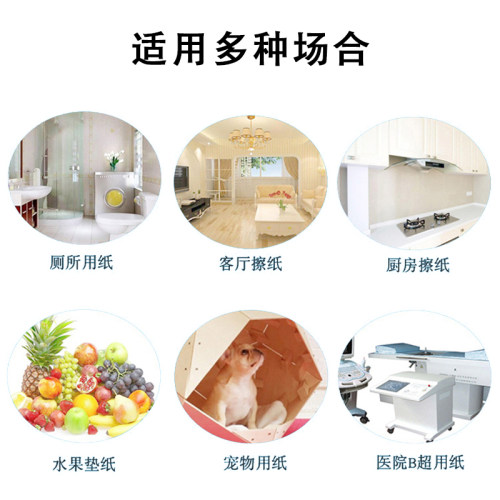 平板卫生纸孕产妇大厕纸压花刀切纸草纸 宠物医院用b超散装纸批发 - 图2